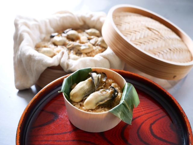 かなわ　かきおこわ　生食用かき　広島県産　かき　牡蠣　おこわ　美味しい　ふっくら　もちもち